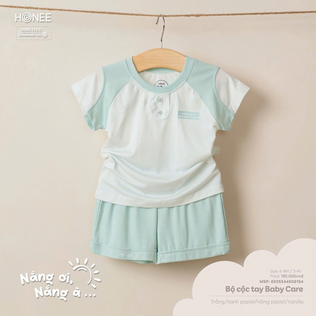 Bộ cộc tay Baby care 8154