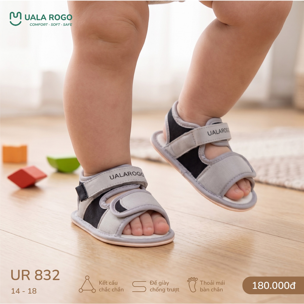 Giày dép tập đi chống trượt cho bé UR 832