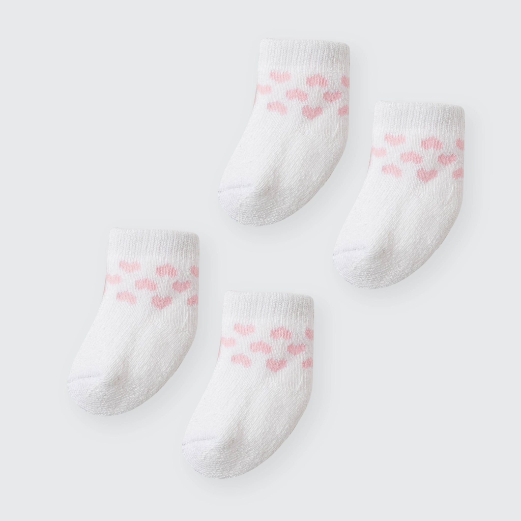 Set 02 đôi tất La Pomme sắc màu tươi tắn