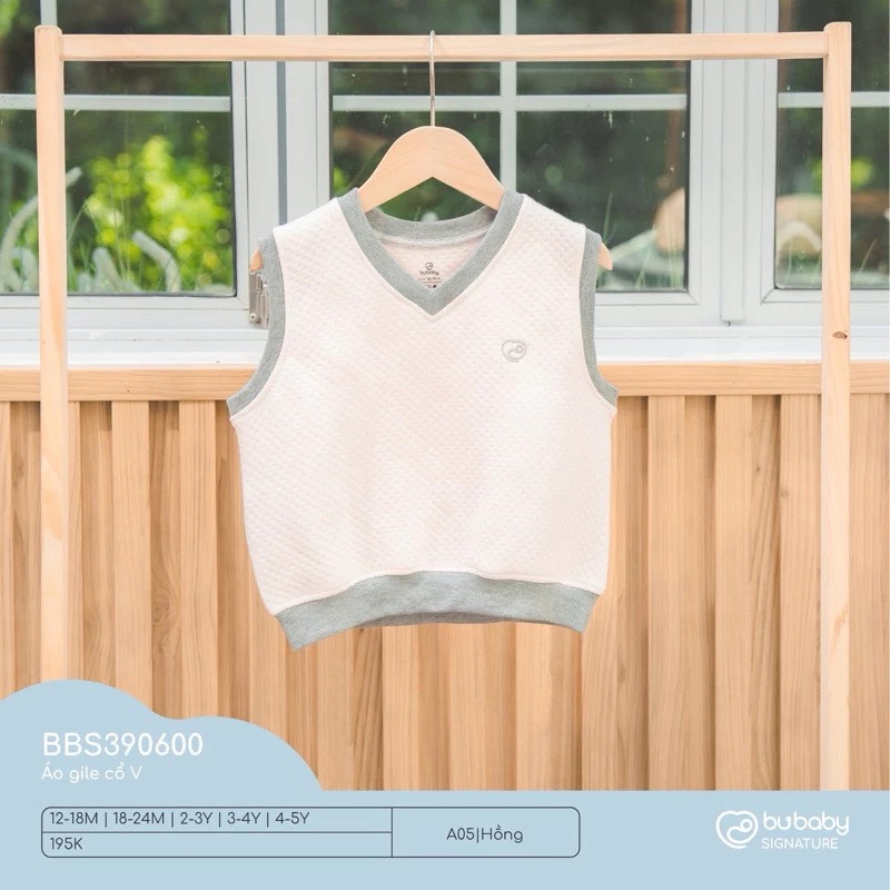 Áo Gile Cổ V Bubaby BBS390600
