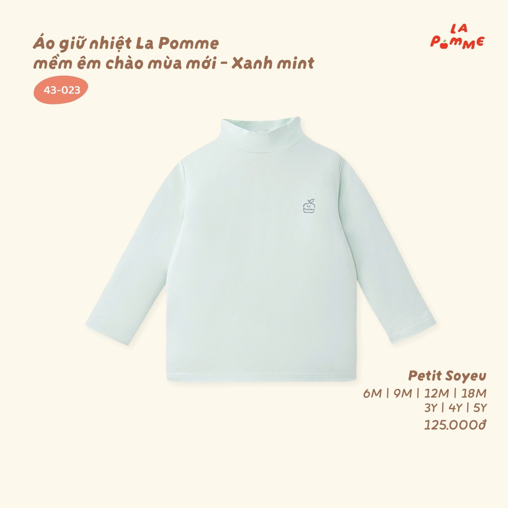 Áo giữ nhiệt La Pomme mềm êm chào mùa mới