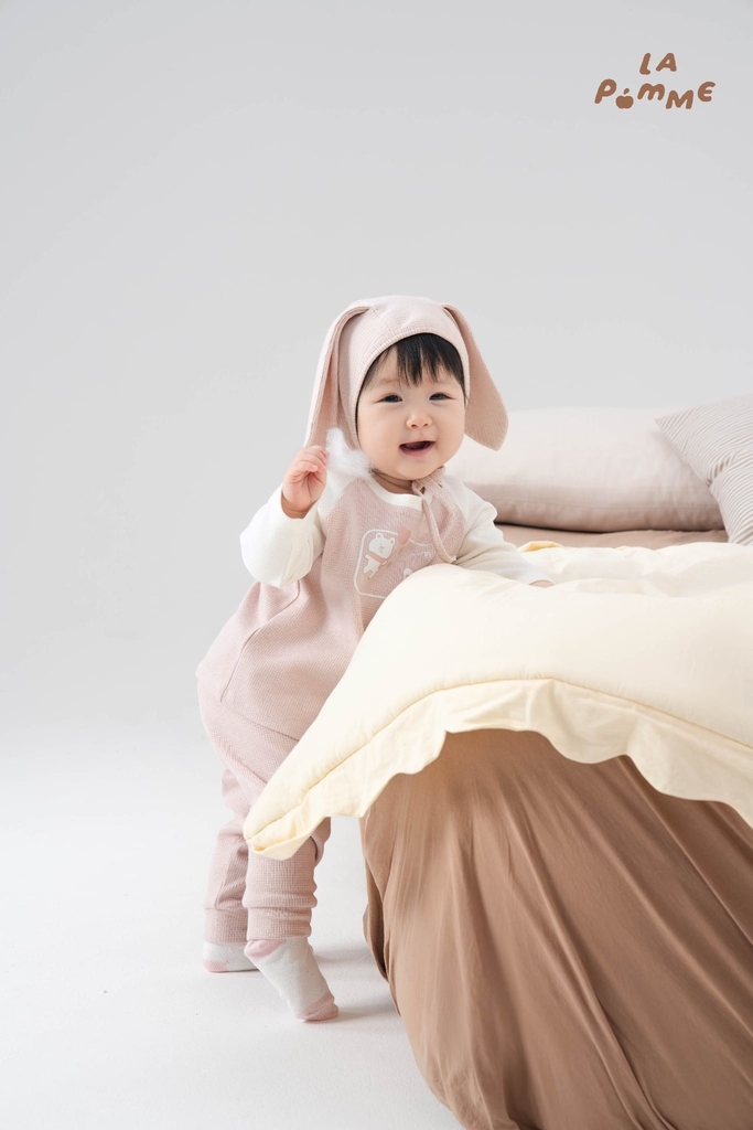 Bộ dài tay Mềm Mịn by La Pomme những người bạn lông mềm