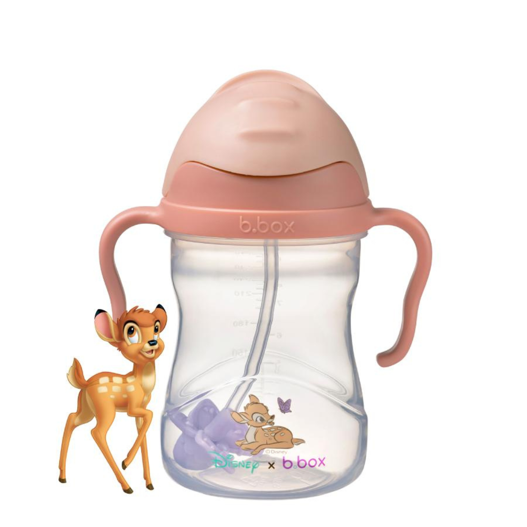 Bình nước Disney 360 độ tập bé uống nước đủ màu 240ML