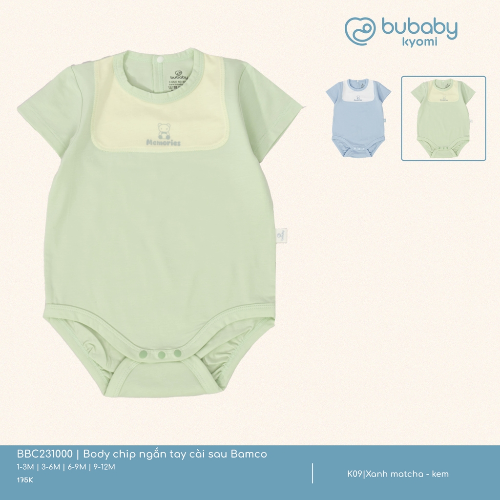 Body Chip Ngắn Tay Cài Sau Bamco Bubaby BBC231000