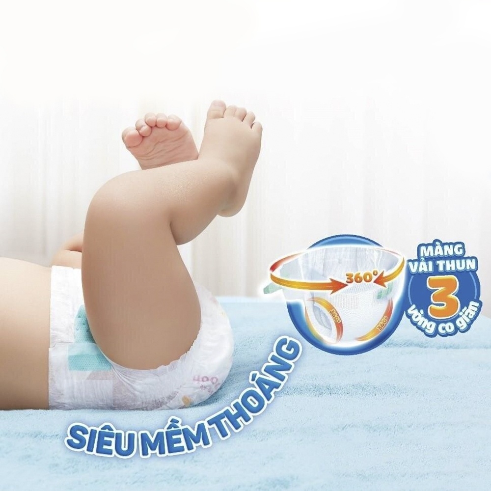 Bỉm - Tã dán Moony cộng miếng size M 56 + 8 miếng (6 - 11kg)