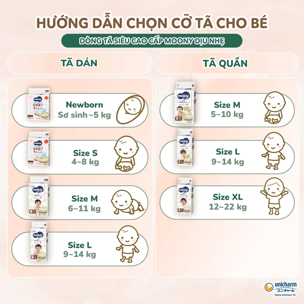 Bỉm - Tã quần Moony Natural size XL 32 miếng (12 - 22kg)