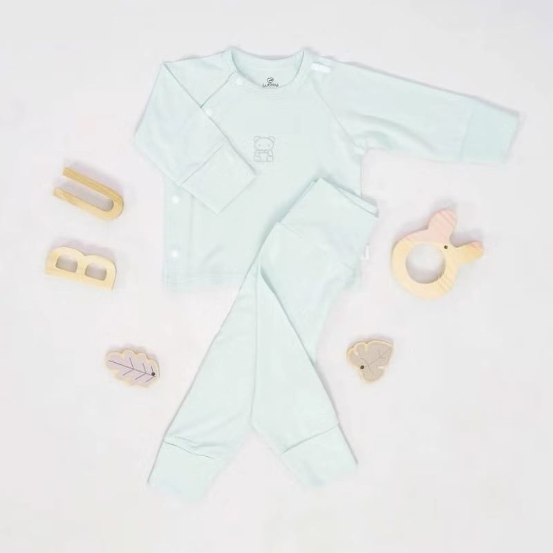 Bộ Dài Tay Cài Chéo Bambus Bubaby BBB110811