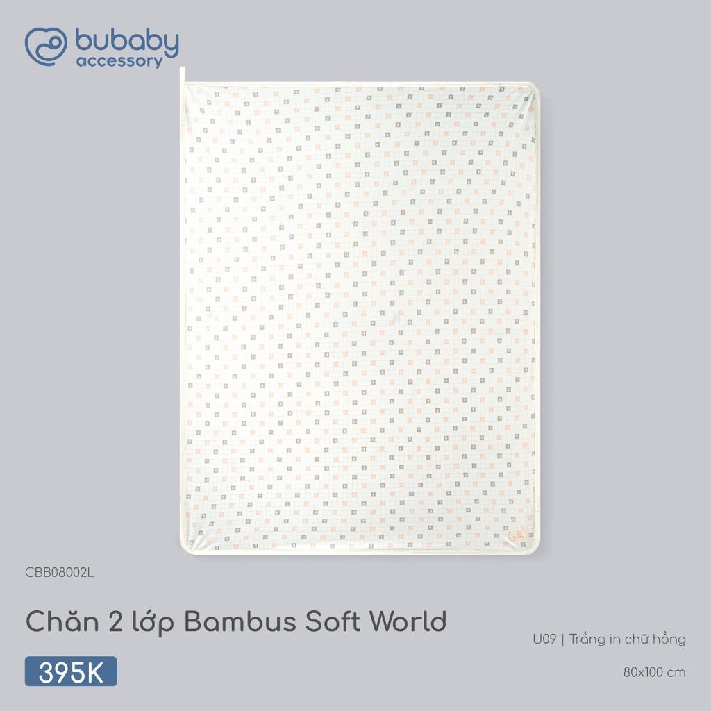 Chăn 2 lớp Bambus Soft World 80x100cm CBB08002L