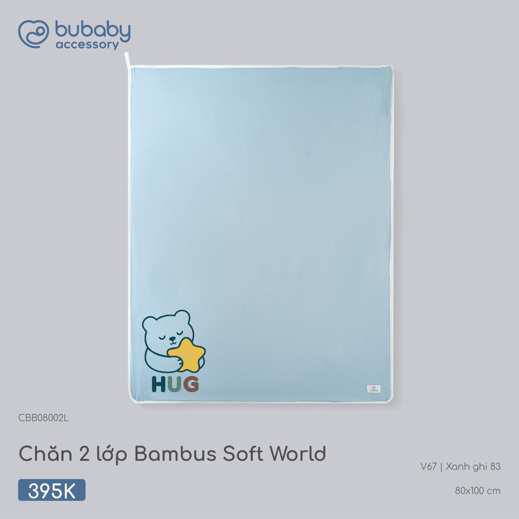 Chăn 2 lớp Bambus Soft World 80x100cm CBB08002L