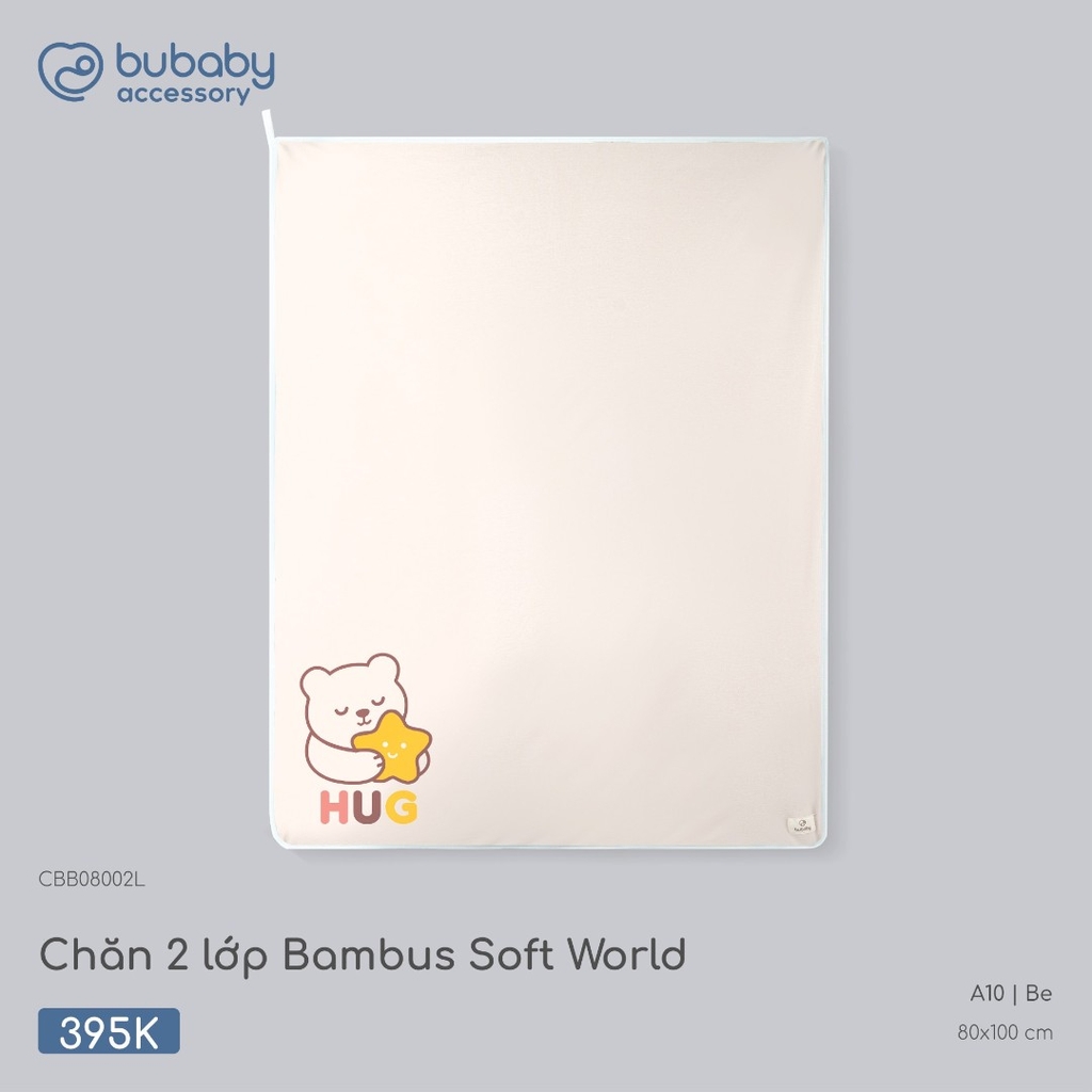 Chăn 2 lớp Bambus Soft World 80x100cm CBB08002L