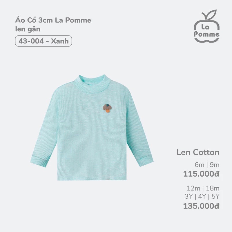 Áo Cổ 3Cm La Pomme Len Gân 43004