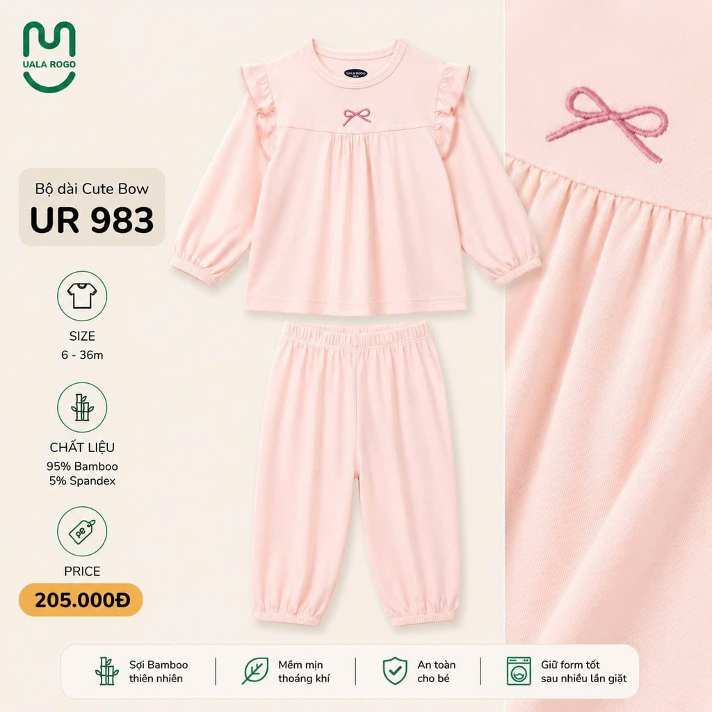 Bộ dài Cute Bow UR983