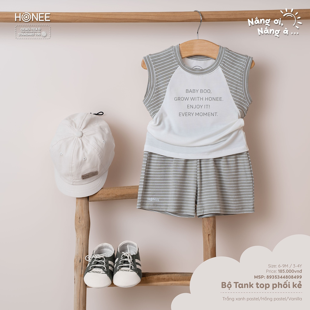 Bộ Tank top phối kẻ 8935344808499