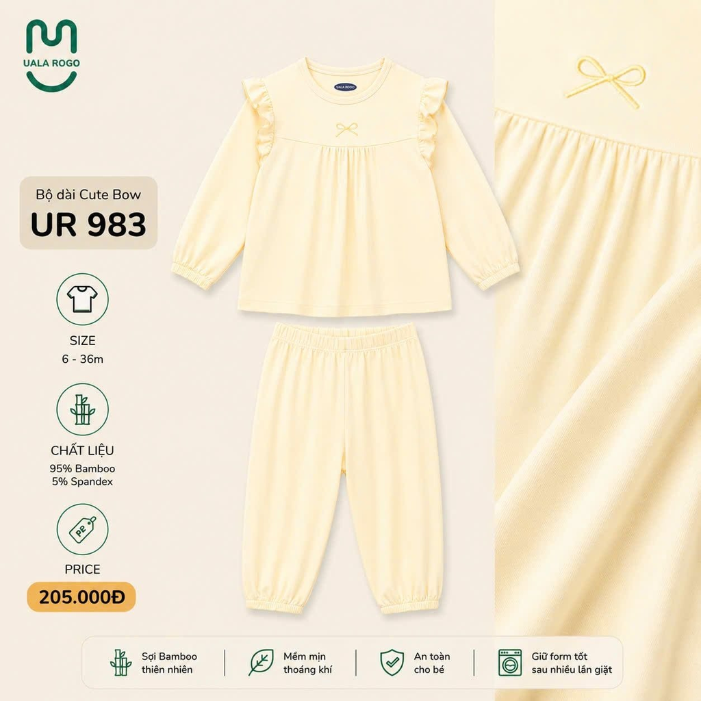 Bộ dài Cute Bow UR983