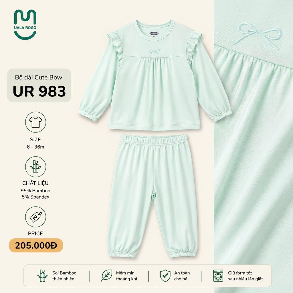 Bộ dài Cute Bow UR983