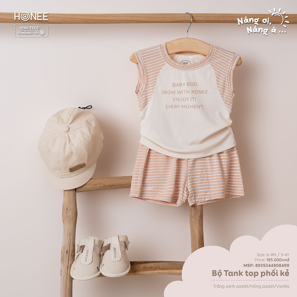 Bộ Tank top phối kẻ 8935344808499