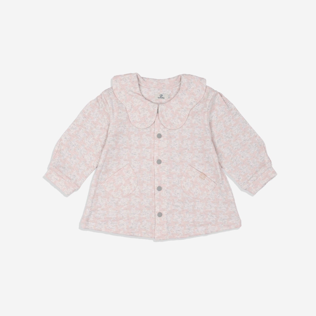 Áo khoác 2 lớp cài giữa cổ sen Bubaby BCT3902CS