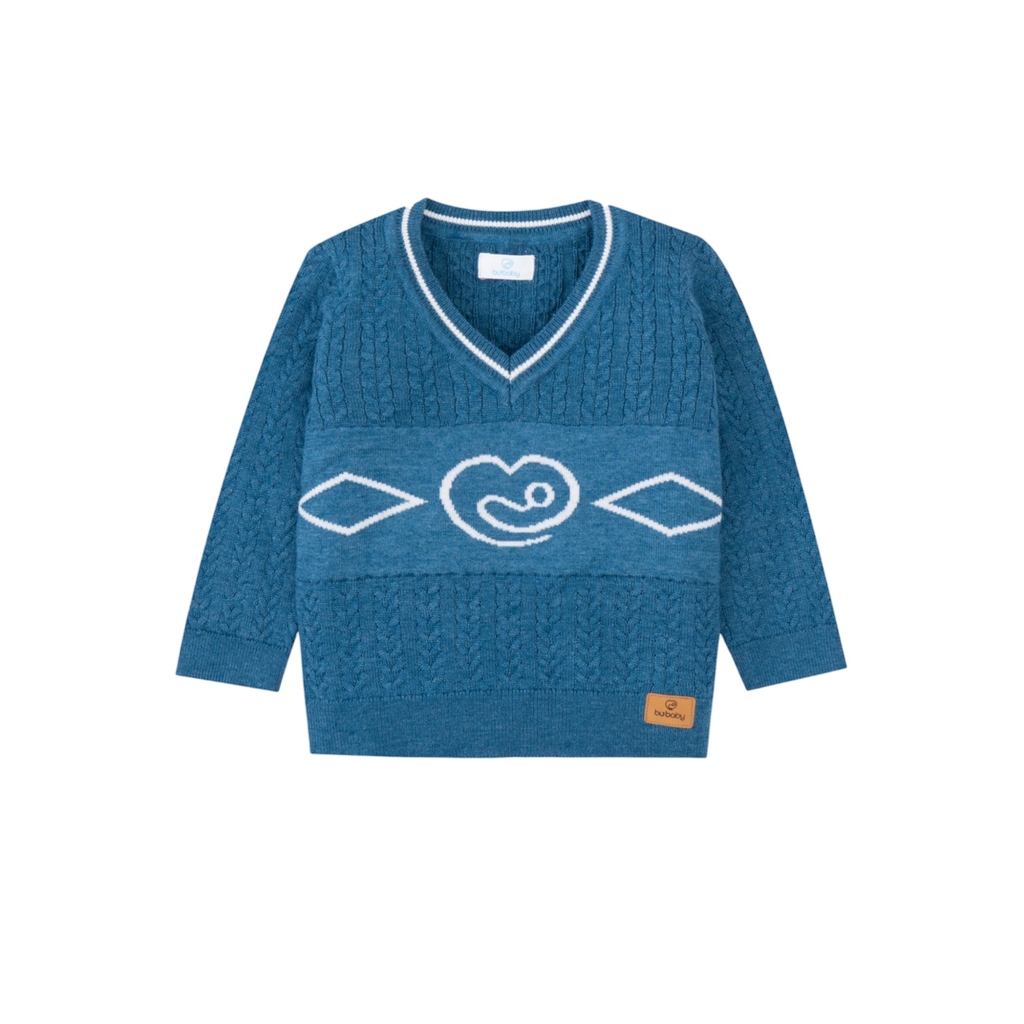 Áo len cổ tim BWL018.01