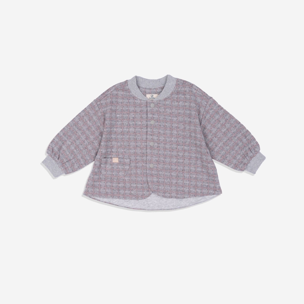 Áo khoác 2 lớp cài giữa Bomber Bubaby BCT390200