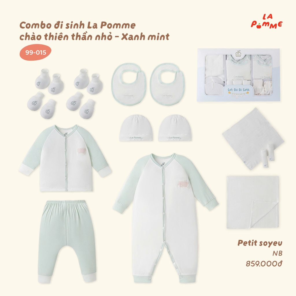 Combo đi sinh La Pomme chào thiên thần nhỏ