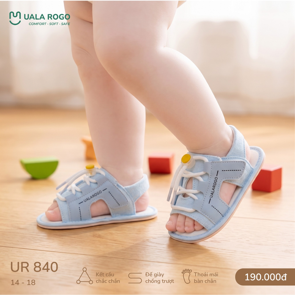 Giày dép tập đi chống trượt cho bé UR 840