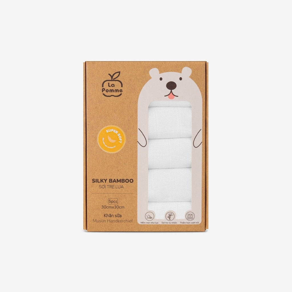 Set 2 Khăn Đa Năng Sợi Tre Lụa 52914