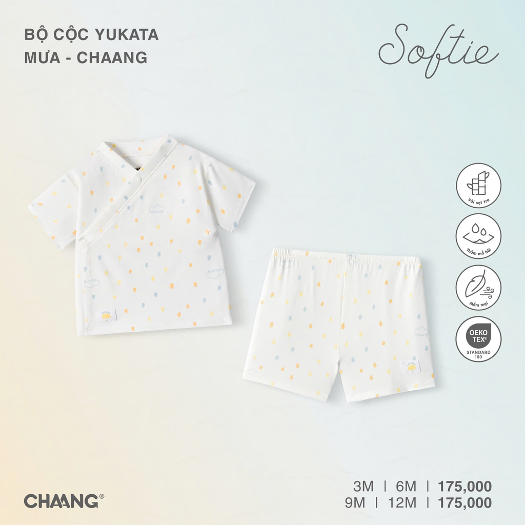 Bộ cộc túi ngực Mưa