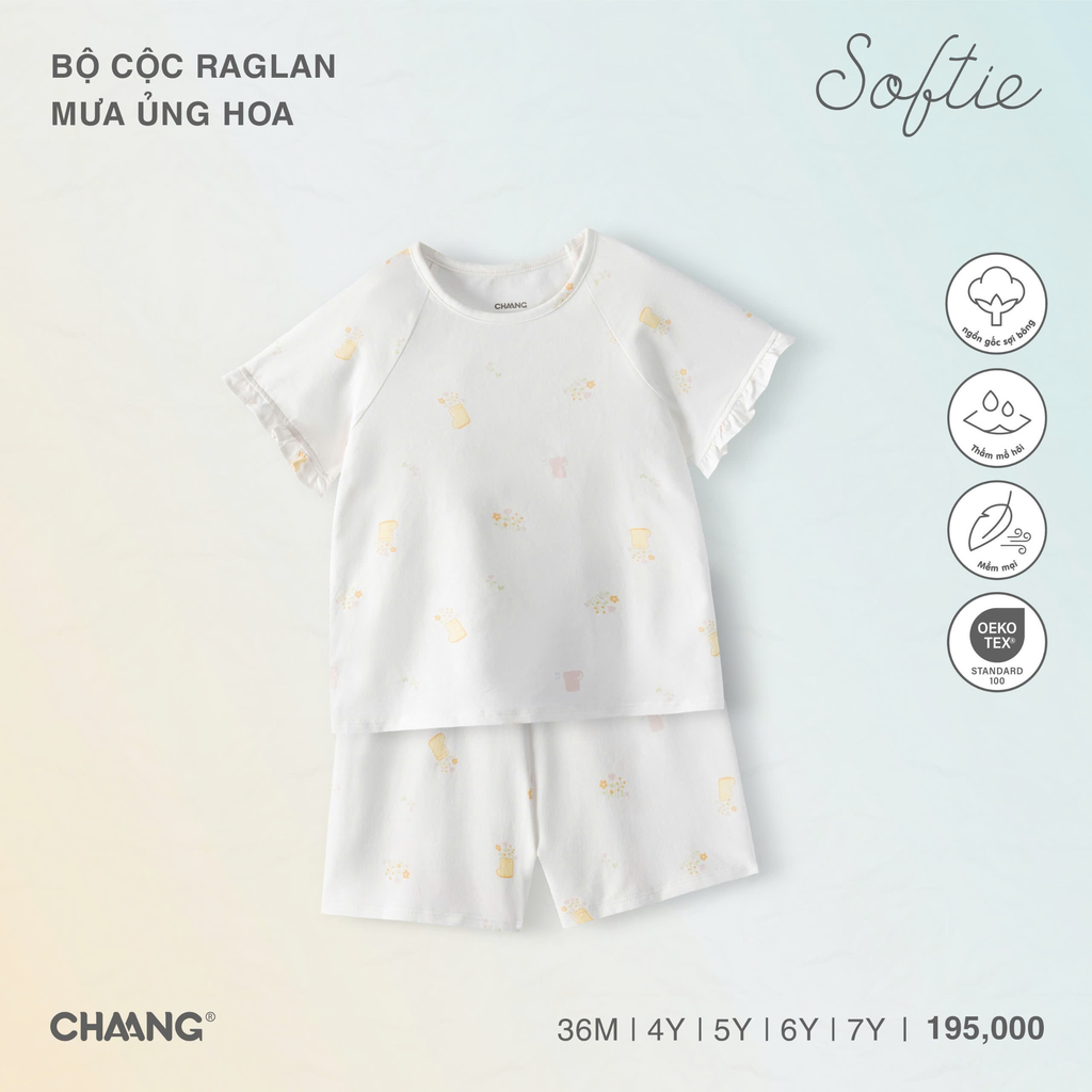 Bộ cộc raglan Mưa