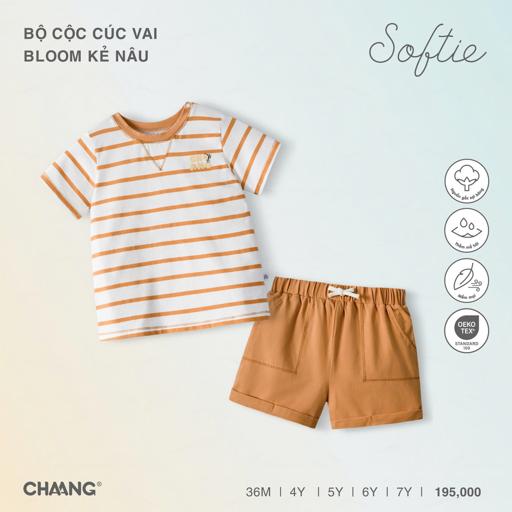 Bộ cộc cúc vai Bloom