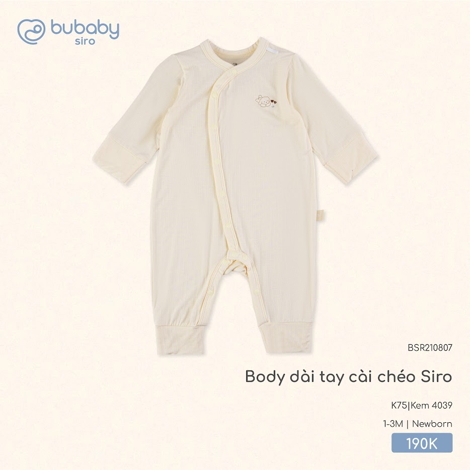 Body dài tay cài chéo Siro BSR210807