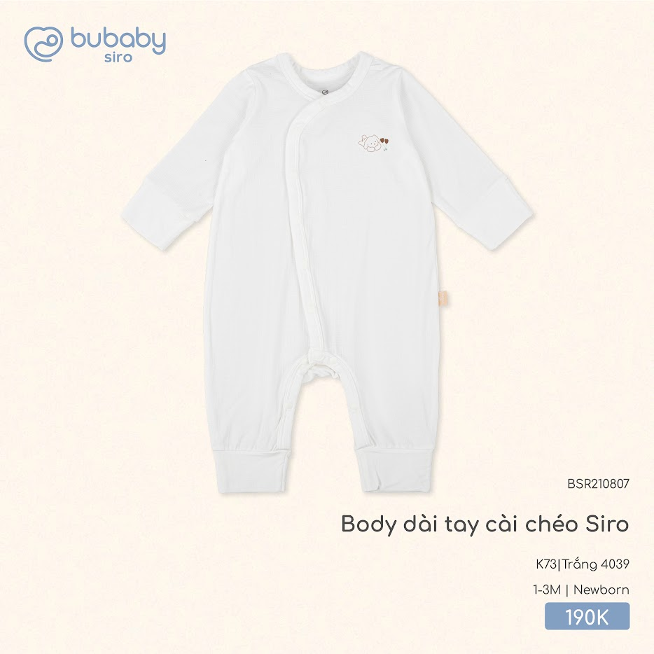 Body dài tay cài chéo Siro BSR210807