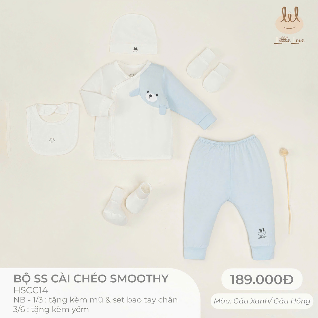 Bộ ss cài chéo smoothy HSCC14