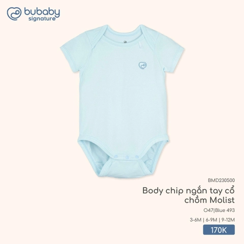 Body chip ngắn tay cổ chồm Molist BMD230500