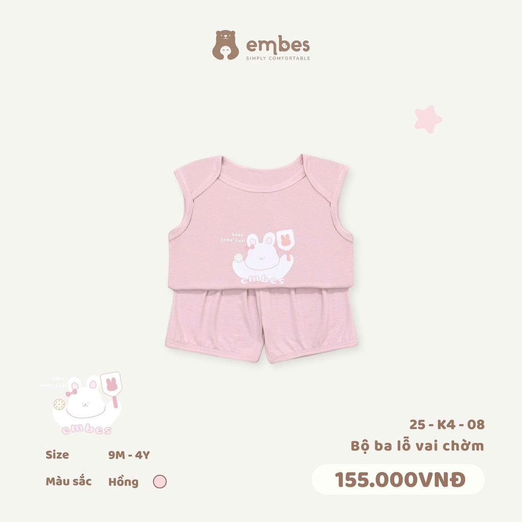 Bộ Ba Lỗ Vai Chờm 25-K4-08