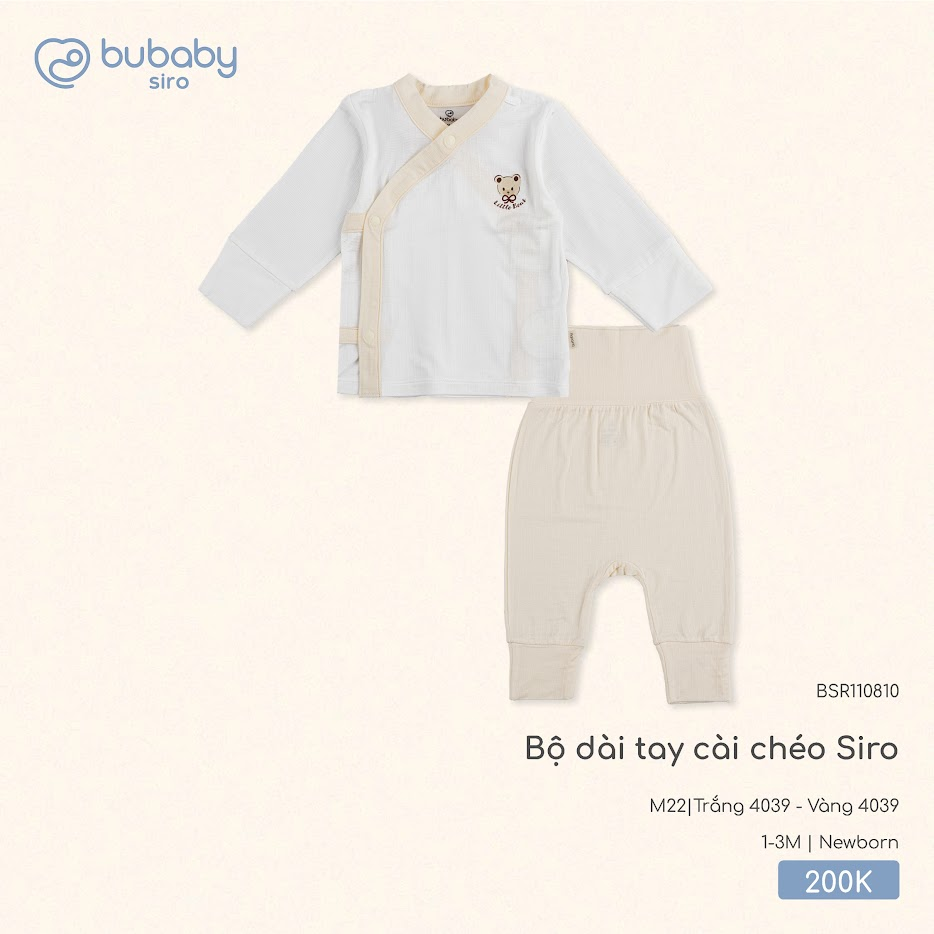 Bộ dài tay cài chéo Siro BSR110810
