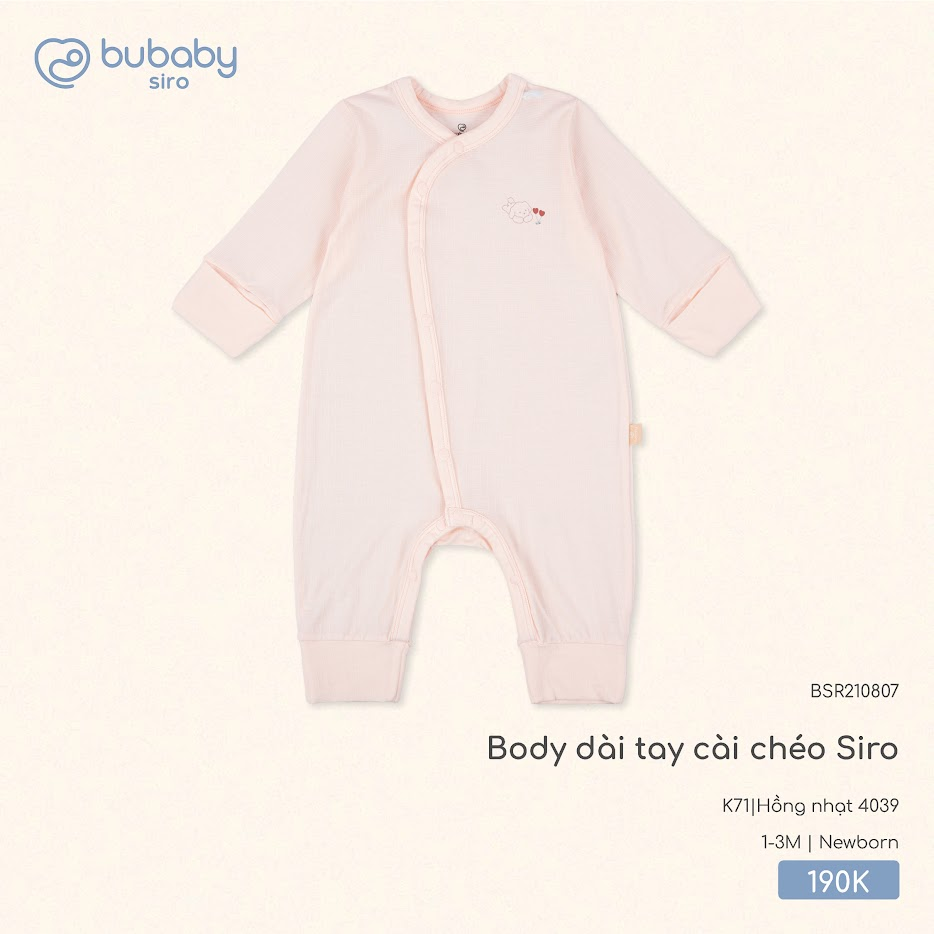 Body dài tay cài chéo Siro BSR210807