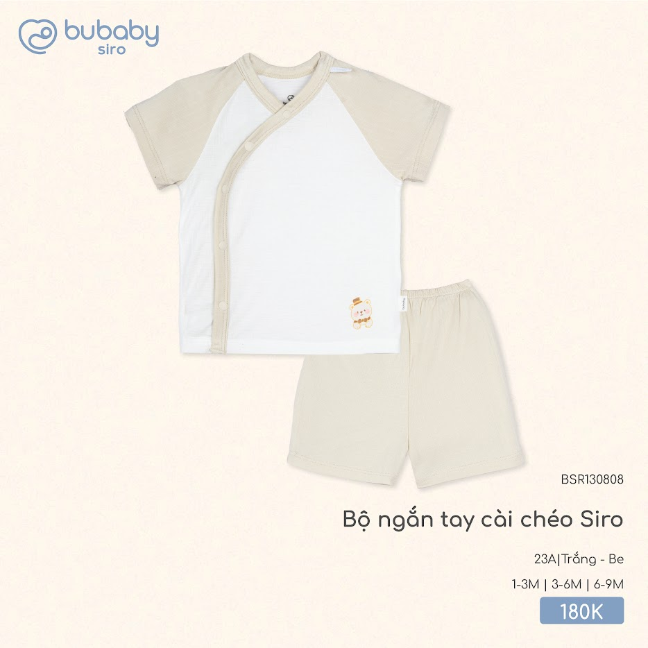 Bộ ngắn tay cài chéo BSR130808
