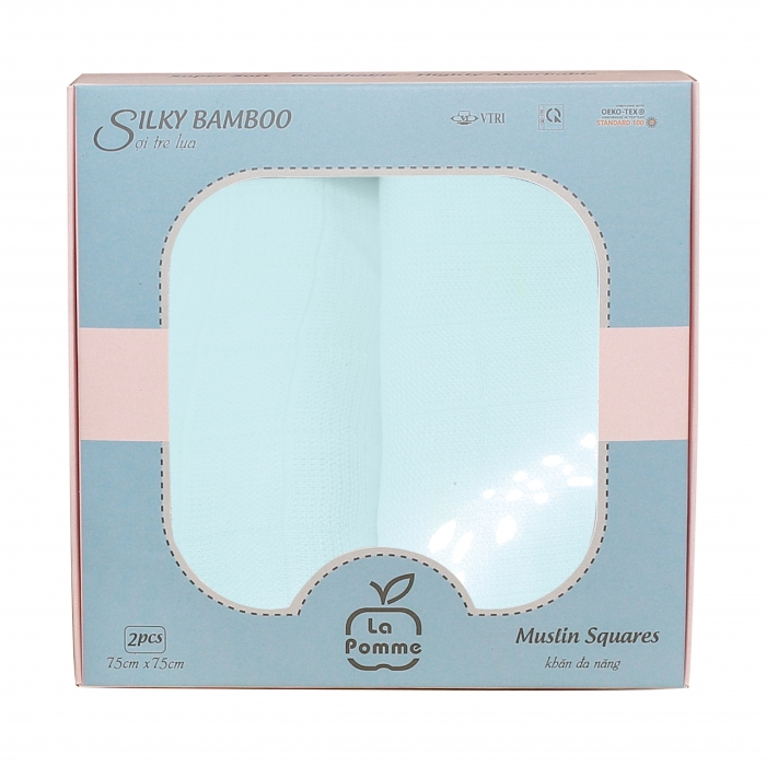 K002 Set 2 Khăn đa năng sợi tre lụa (75x75)