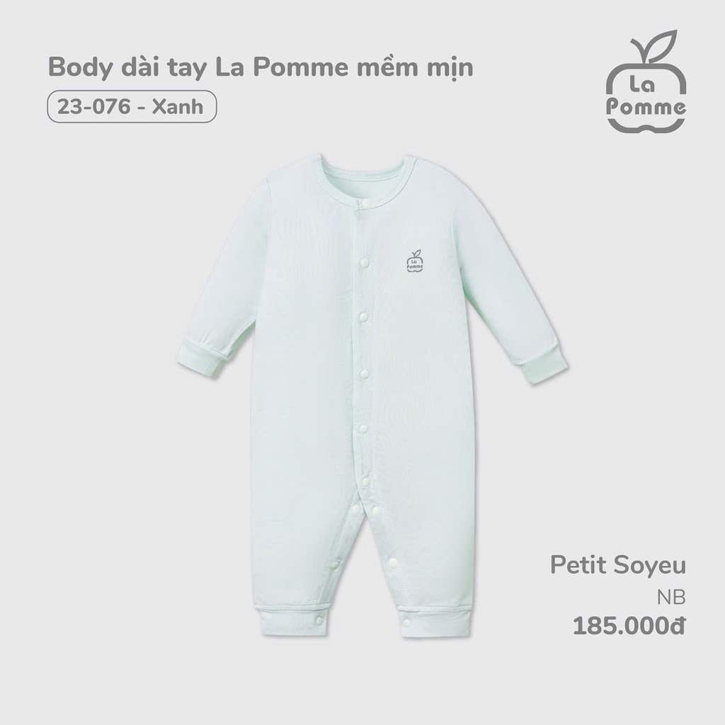 Body Dài Tay La Pomme Mềm Mịn 23076