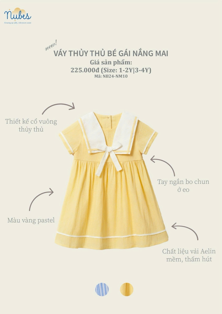 Váy Thủy Thủ Nắng Mai
