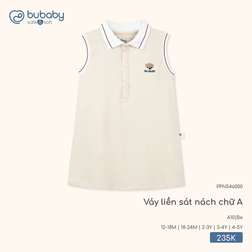 Váy liền sát nách chữ A PPN546000