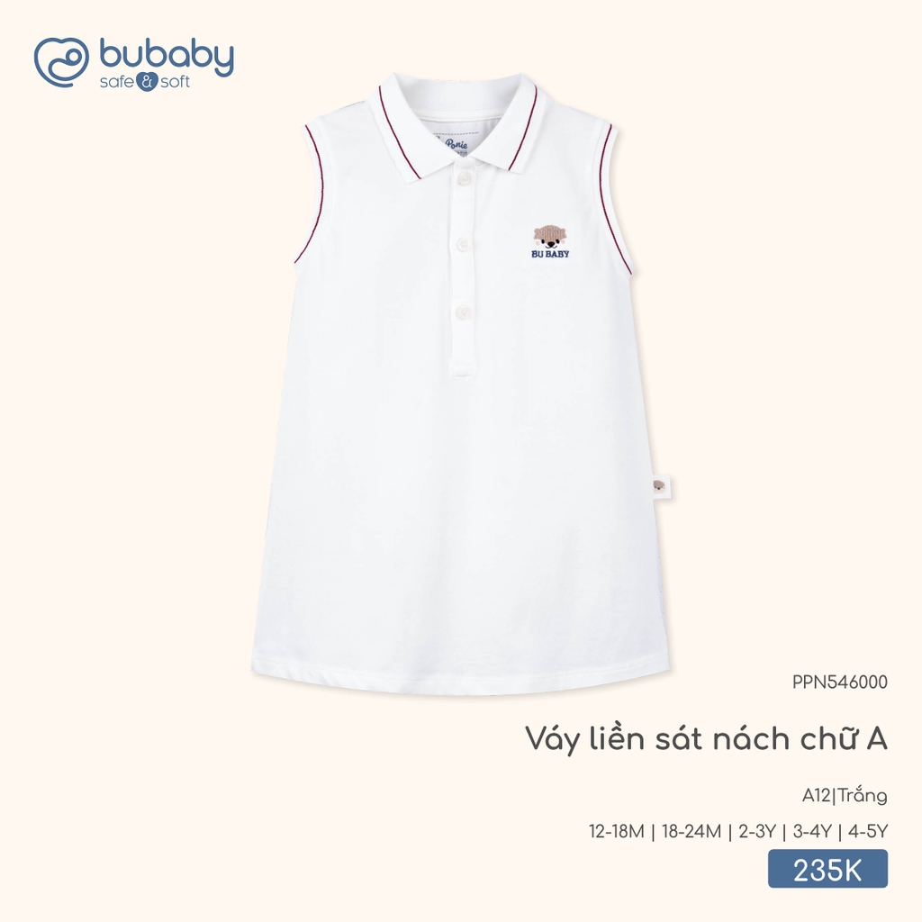 Váy liền sát nách chữ A PPN546000