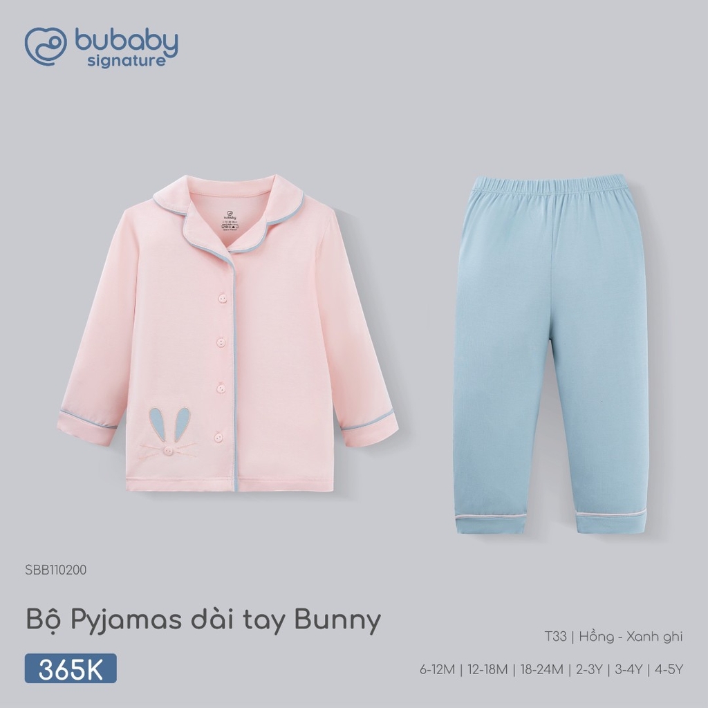 Bộ Pyjamas dài tay Bunny SBB110200