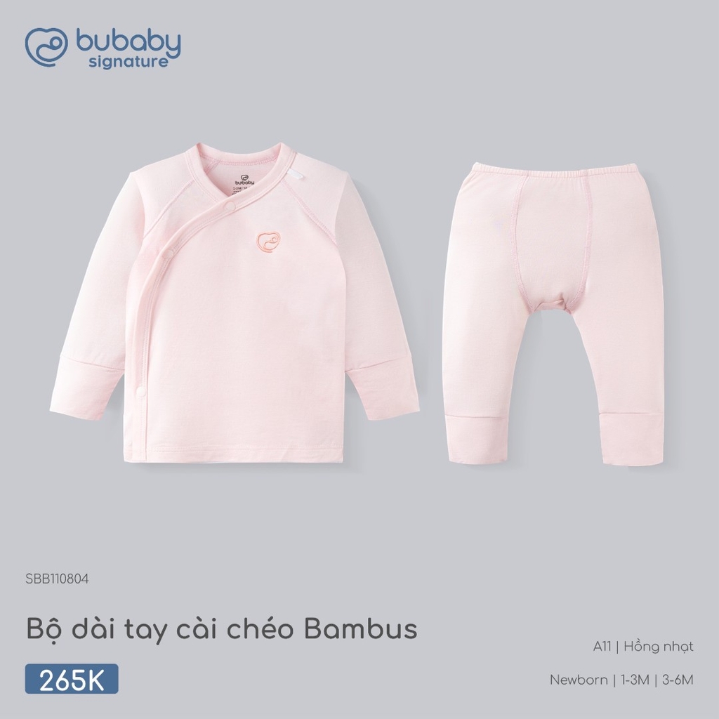 Bộ dài tay cài chéo Bambus SBB110804