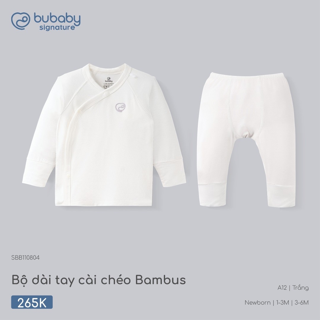 Bộ dài tay cài chéo Bambus SBB110804
