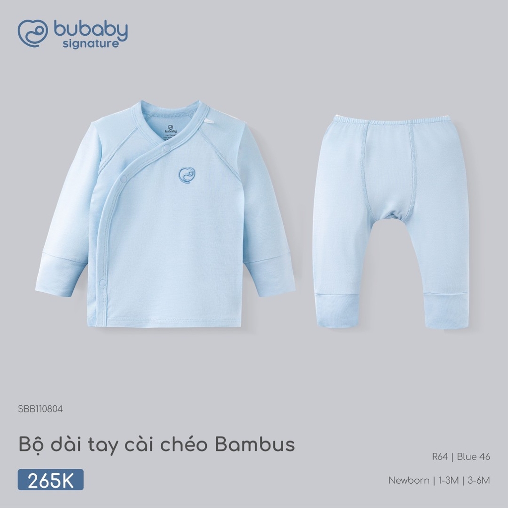Bộ dài tay cài chéo Bambus SBB110804