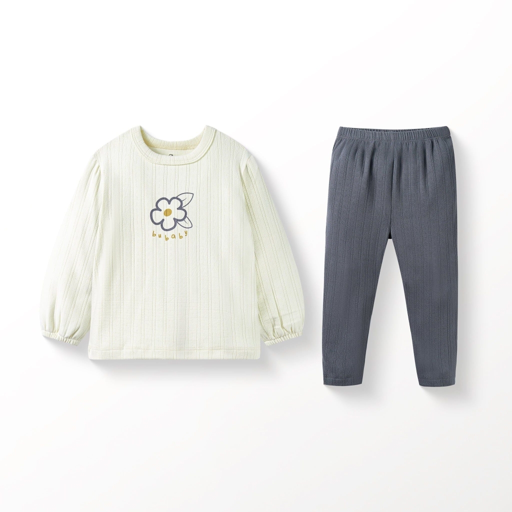 Bộ dài tay cổ tròn in hoa Bubaby SVS1104HO