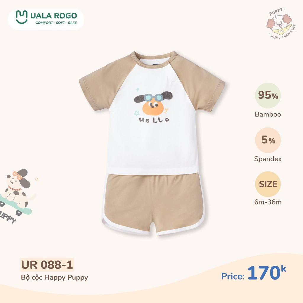 Bộ cộc Happy Puppy UR088