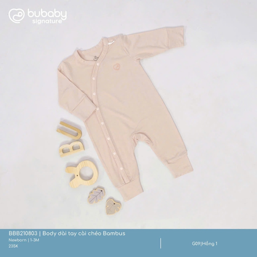 Body dài tay cài chéo Bambus BBB210803