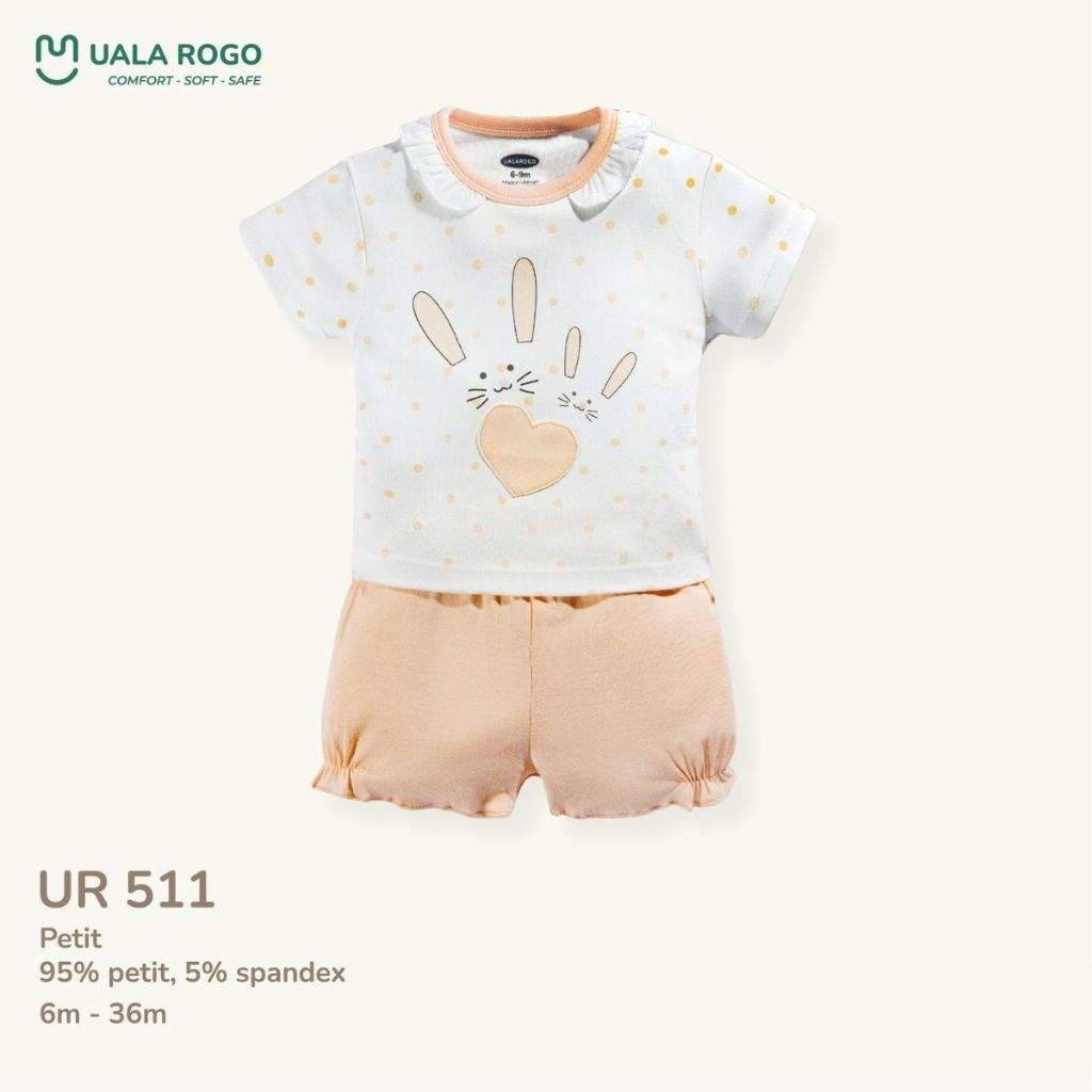 Bộ cộc tay mùa hè Ualarogo UR 511